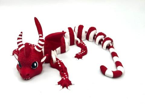 Candy Cane Dragon