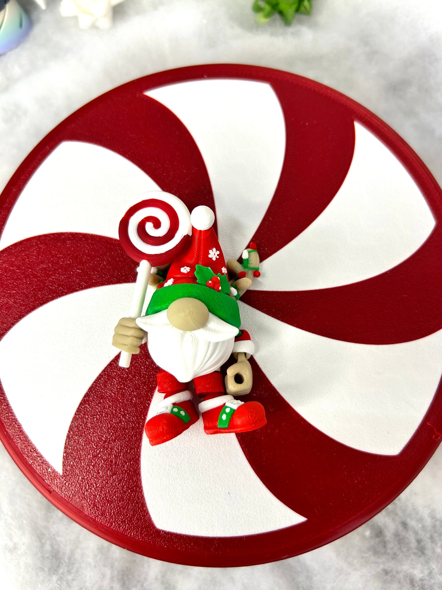 candy cane container (empty)