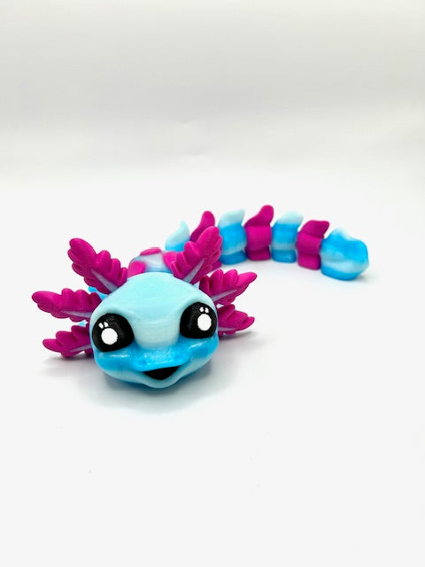 Baby Smiling Axolotl 9” Articulating