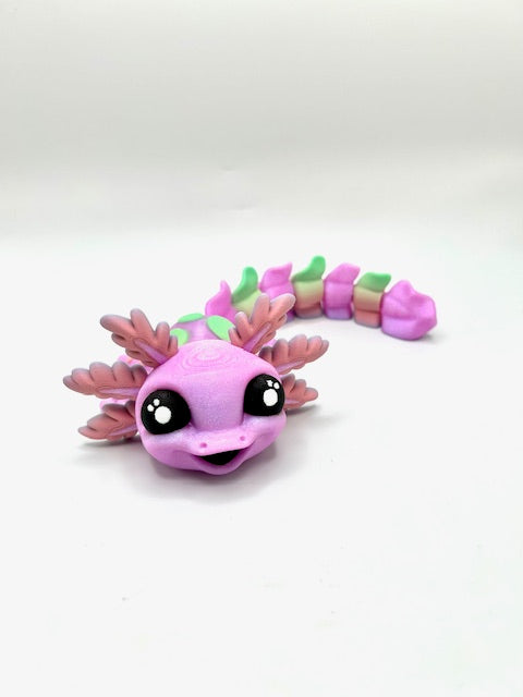 Baby Smiling Axolotl 9” Articulating