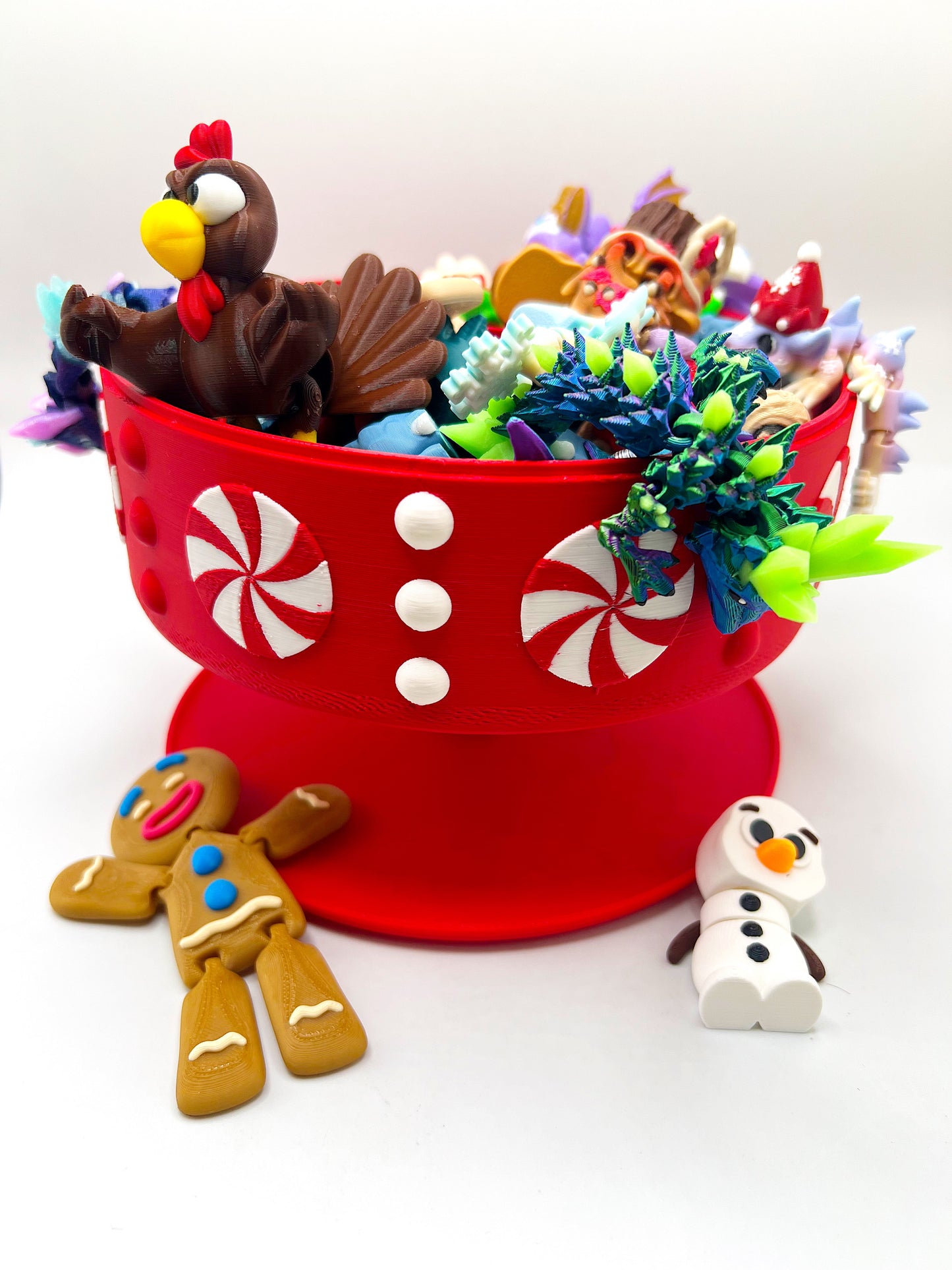 candy cane container (empty)